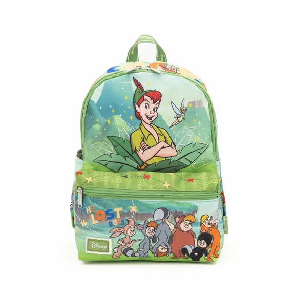 WondaPop Disney Peter Pan & The Lost Boys TinkerBell Nylon Adult Mini Backpack - Picture 1 of 8